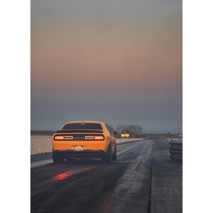 Dodge Challenger Automotive Car Poster #004 - 8k+ Ultra Resolution Wall Art- Home Decor - Stunning Quality