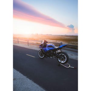 Yamaha R1 Motorcycle Poster #031 - High Resolution Wall Art- Home Decor - Perfect Gift - No AI