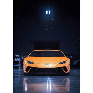 Lamborghini Huracan Automotive Car Poster #001 - 8k+ Ultra Resolution Wall Art- Home Decor - Stunning Quality