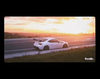 Toyota FRS-gamingmuismat #001 - grote en XL verlengde autobureaumat - antislip auto-ontwerp - soepele precisiebediening