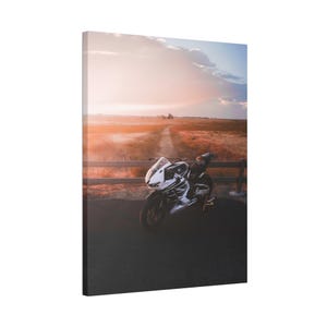Honda CBR600RR High Resolution Museum Quality Vertical Motorcycle Canvas Print #003