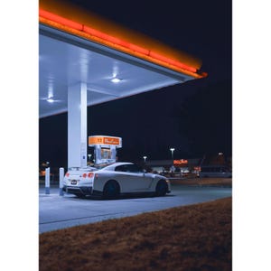 Nissan GTR R35 Automotive Car Poster #001 - High Resolution Wall Art- Home Decor - Perfect Gift - No AI