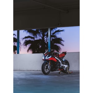 Aprilia RSV4 1100 Factory Motorcycle Poster #033 - High Resolution Wall Art- Home Decor - Perfect Gift - No AI