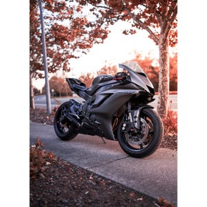 Yamaha R6 Motorcycle Poster #004 - High Resolution Wall Art- Home Decor - Perfect Gift - No AI