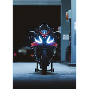 Aprilia RSV4 1100 Factory Motorcycle Poster #035 - High Resolution Wall Art- Home Decor - Perfect Gift - No AI