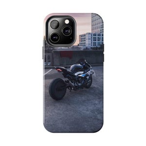 Custodia per iPhone moto BMW S1000RR Drag Spec e custodia per telefono Galaxy - Protezione durevole ed elegante - Regalo perfetto per gli amanti della moto