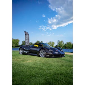 Pagani Zonda F Clubsport High Resolution Car Poster #002 - High Resolution Wall Art- Home Decor - Perfect Gift - No AI