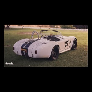 Shelby Cobra Gaming Mouse Pad #003 - Large & XL Extended Car Desk Mat - Non-Slip Automotive Design - Smooth Precision Control