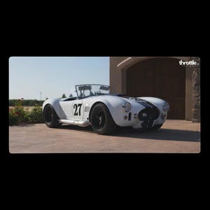 Shelby Cobra Gaming Mouse Pad #001 - Large & XL Extended Car Desk Mat - Non-Slip Automotive Design - Smooth Precision Control