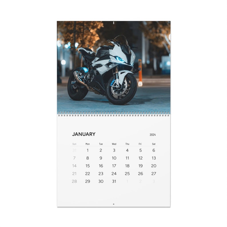 2024 Motorcycle Sportbike Calendar BMW S1000RR, Yamaha R1, Aprilia RSV4