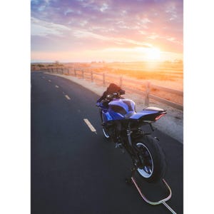 Yamaha R1 Motorcycle Poster #029 - High Resolution Wall Art- Home Decor - Perfect Gift - No AI