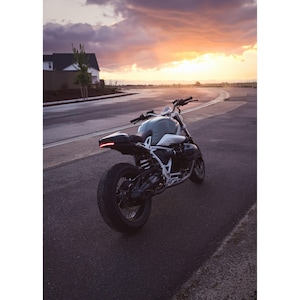 BMW R nine T Motorcycle Poster #003 - High Resolution Wall Art- Home Decor - Perfect Gift - No AI