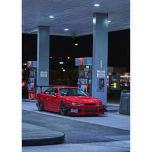 Nissan 240sx S14 Kouki Automotive Car Poster #018 - 8k+ Ultra Resolution Wall Art- Home Decor - Stunning Quality