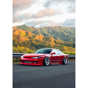 Silvia S15 Auto Poster #001 - Hochauflösende Wandkunst - Home Decor - Perfektes Geschenk - Keine KI