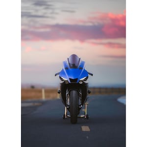 Yamaha R1 Motorcycle Poster #022 - High Resolution Wall Art- Home Decor - Perfect Gift - No AI
