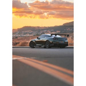 Nissan GTR R35 Automotive Car Poster #012 - High Resolution Wall Art- Home Decor - Perfect Gift - No AI