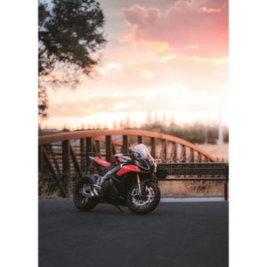 Aprilia RSV4 1100 Factory Motorcycle Poster #026 - 8k+ Ultra Resolution Wall Art- Home Decor - Stunning Quality
