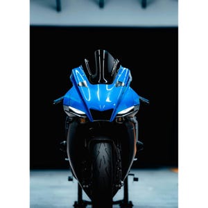 Yamaha R1 Motorcycle Poster #011 - High Resolution Wall Art- Home Decor - Perfect Gift - No AI