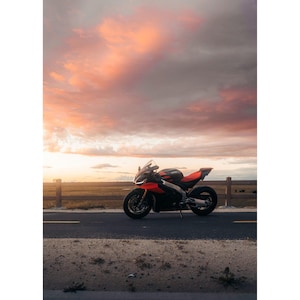 Aprilia RSV4 1100 Factory Motorcycle Poster #018 - 8k+ Ultra Resolution Wall Art- Home Decor - Stunning Quality