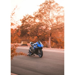 Yamaha R1 Motorcycle Poster #008 - High Resolution Wall Art- Home Decor - Perfect Gift - No AI