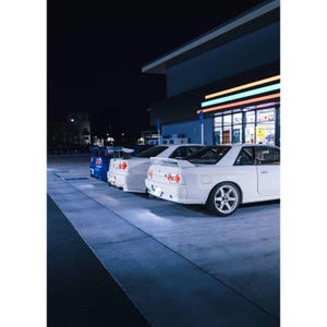 Nissan GTR R32 and R34 Skyline Automotive Car Poster #005 - High Resolution Wall Art- Home Decor - Perfect Gift - No AI