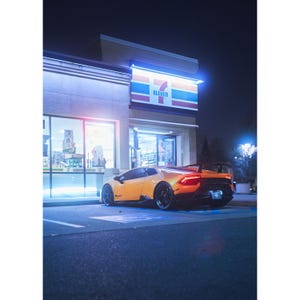 Lamborghini Huracan Automotive Car Poster #023 - High Resolution Wall Art- Home Decor - Perfect Gift - No AI