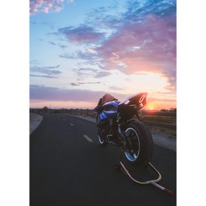 Yamaha R1 Motorcycle Poster #027 - High Resolution Wall Art- Home Decor - Perfect Gift - No AI