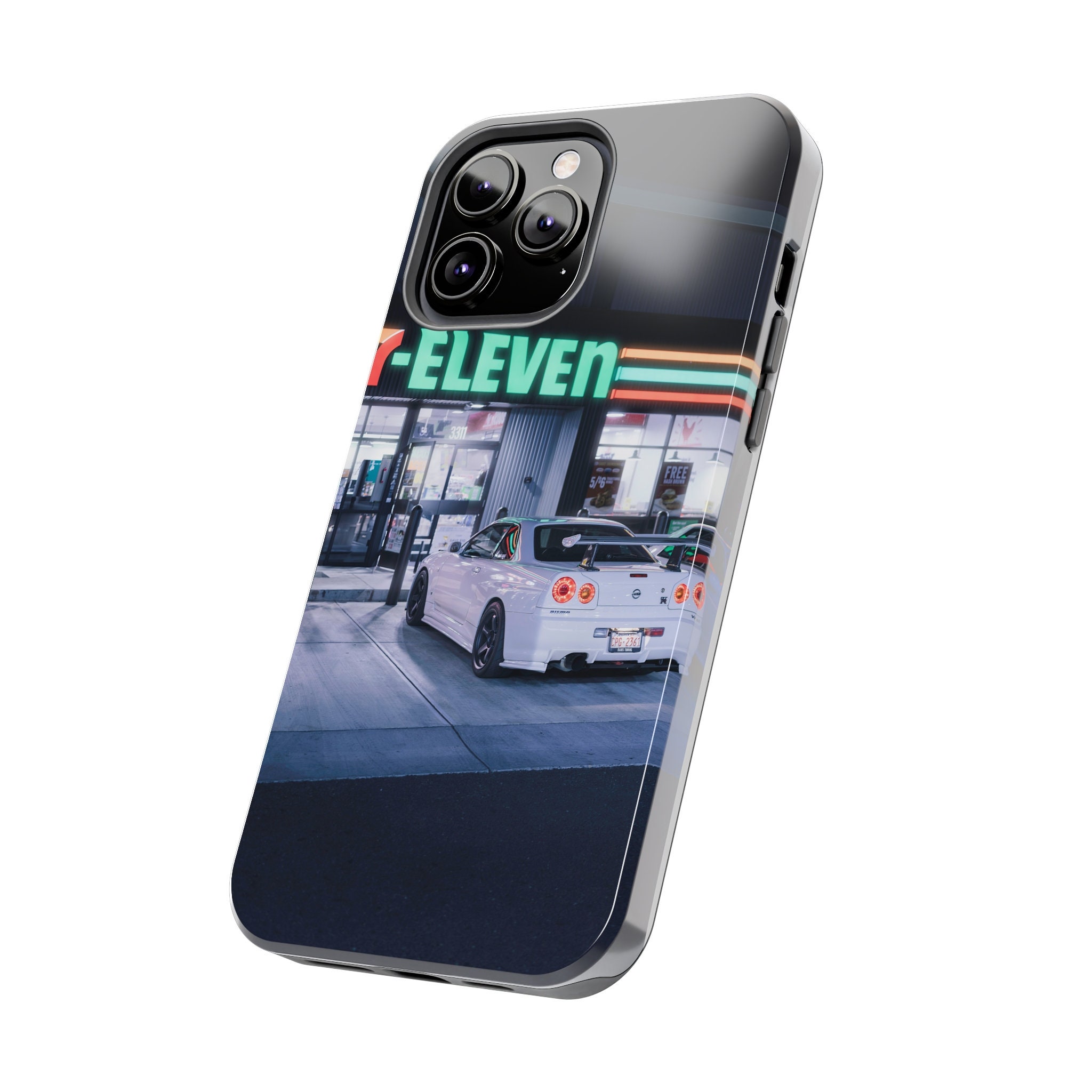 Nissan GTR R34 Skyline X 7-eleven JDM Car iPhone Case