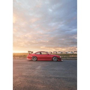 Nissan 240sx S14 Kouki Automotive Car Poster #005 - 8k+ Ultra Resolution Wall Art- Home Decor - Stunning Quality