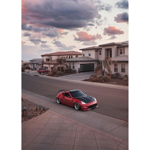 Nissan 370z Automotive Car Poster #022 - High Resolution Wall Art- Home Decor - Perfect Gift - No AI