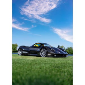 Pagani Zonda F Clubsport High Resolution Car Poster #004 - High Resolution Wall Art- Home Decor - Perfect Gift - No AI