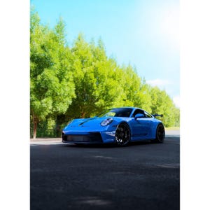 Porsche 911 GT3 High Resolution Car Poster #001 - High Resolution Wall Art- Home Decor - Perfect Gift - No AI