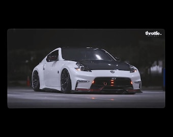 Nissan 370z gamingmuismat #015 - grote en XL verlengde autobureaumat - antislip auto-ontwerp - soepele precisiebediening