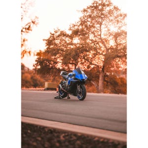 Yamaha R1 Motorcycle Poster #007 - High Resolution Wall Art- Home Decor - Perfect Gift - No AI