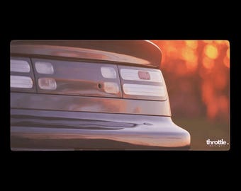 Nissan 300zx gamingmuismat #001 - grote en XL verlengde autobureaumat - antislip auto-ontwerp - soepele precisiebediening