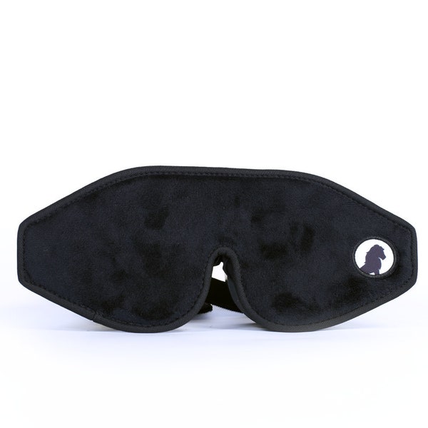 The Lion Sleep Mask – Complimentary Travel Pouch and Earplugs - Premium Sleeping Mask - 100% Light Block - Memory Foam - Adjustable Strap