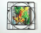 Haleakala Mountain Flower Custom Photo Tile Trivet, Home and Kitchen Accessory, Custom Photo Gift, Hawaiian Vibes