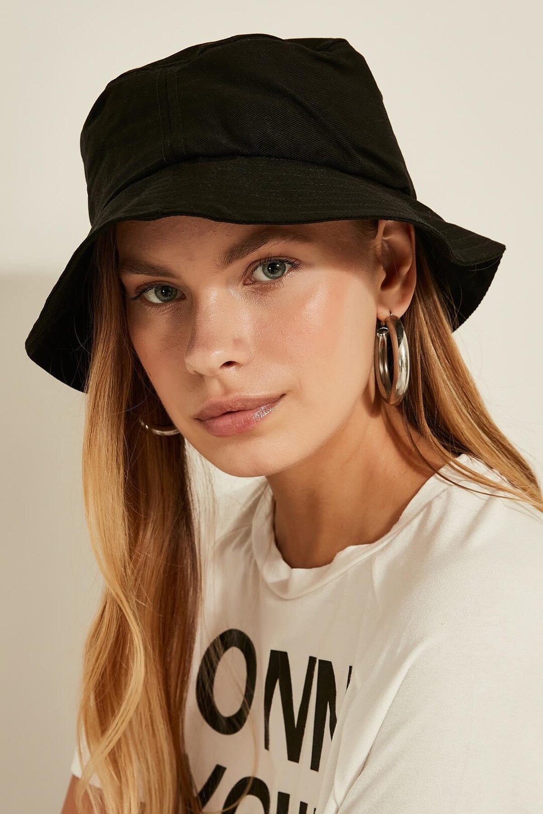All Black Bucket Hat Custom Bucket Hat Summer Cap Fun Etsy