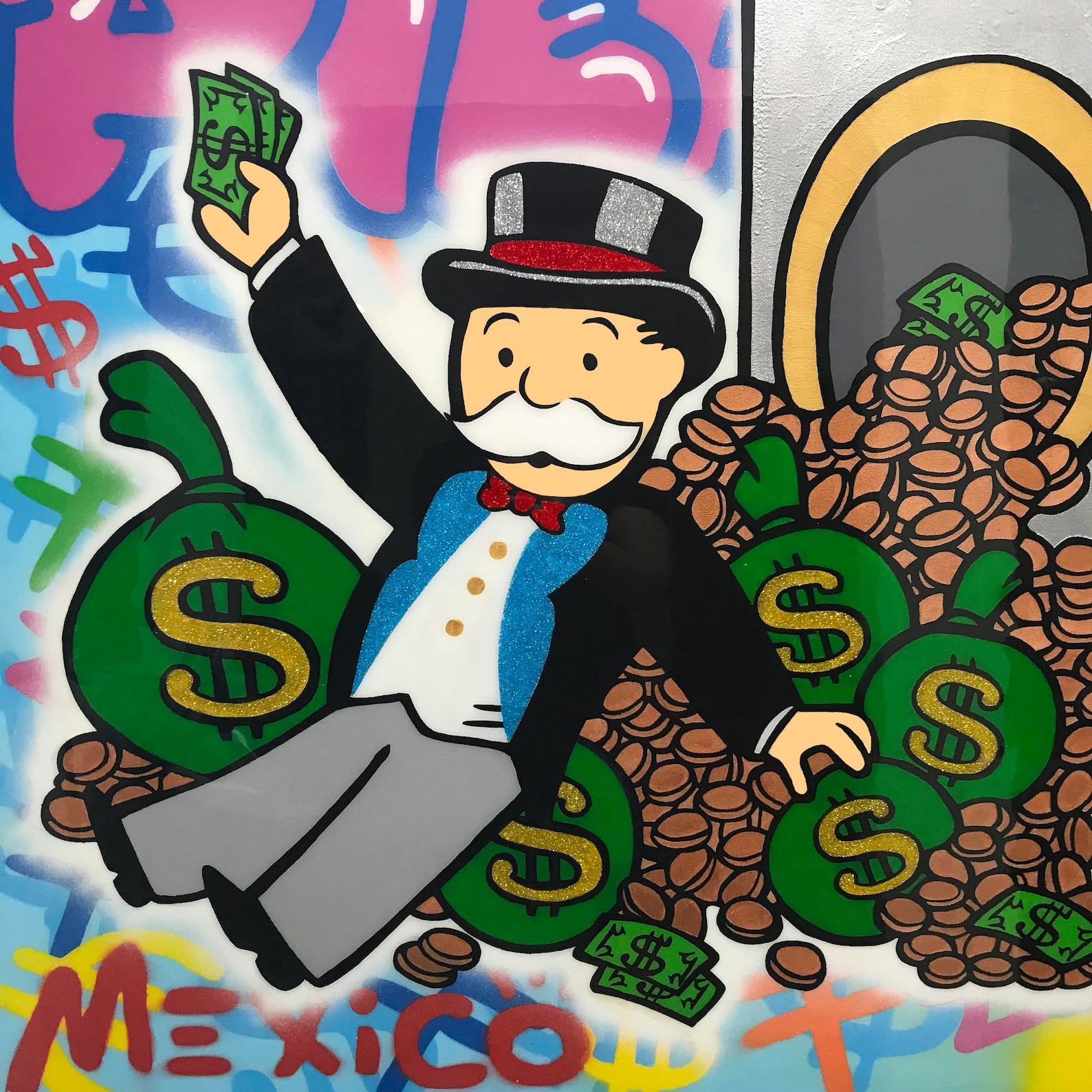 Alec Monopoly CANVAS ART by Pieri Art Etsy