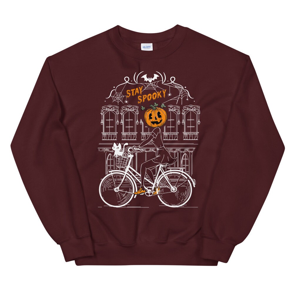 oversized pumpkin sweatshirt