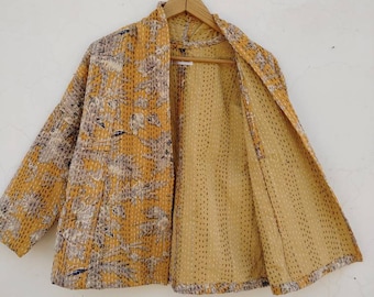 kantha quilted jacket
