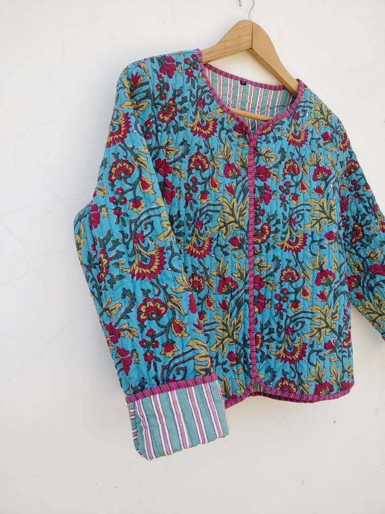 Indian Hand Made Vintage Quilted Jacket Coats new Style - Etsy