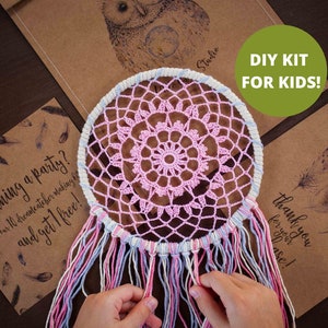 Gifts for girls age 11, birthday part activity kits, boho crafts, small dreamcatcher, diy dreamcatcher kit, craft kits for kids, boho crafts