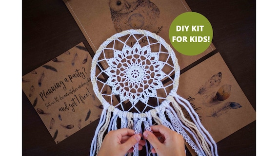 Easy Craft Kit, Dream Catcher Supplies, Fun Crafts for Kids, Birthday Party  Craft Kits, Birthday Gifts for Girls, Arts and Crafts Kids Boho 