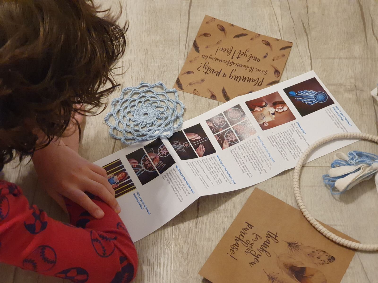 Girl craft kits, pink dreamcatcher, diy craft kit kids, dream catcher