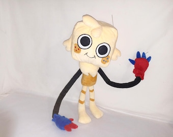 Peluche préférée. Inspiré de Goob. Peluche par référence. Couture d'une peluche sur commande. Peluche d'après un dessin. Peluche Dendy's World.