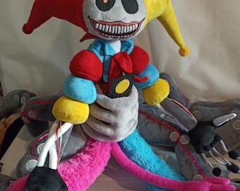 Soft toy. Multi-legged clown, stuffed toy Plush toy according to the picture