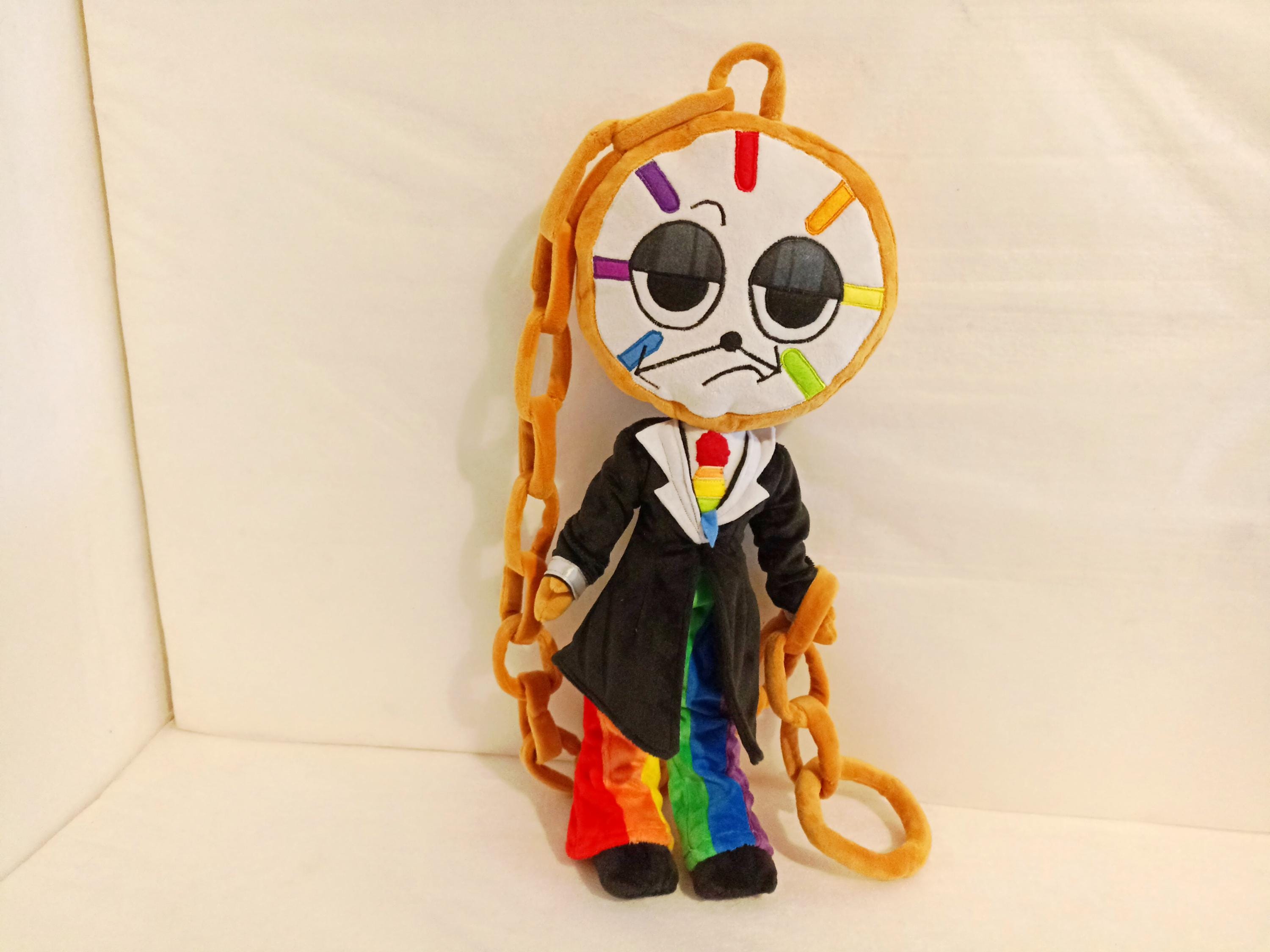 お気に入りのぬいぐるみ。オーダーメイドでぬいぐるみを縫製。絵を描い