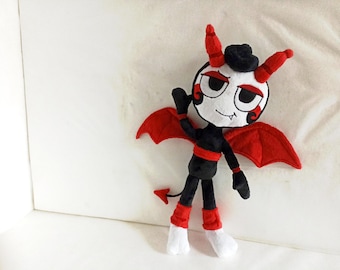 Peluche préférée. Inspiré par Glisten. Peluche par référence. Couture d'une peluche sur commande. Peluche d'après un dessin. Peluche Dendy's World.
