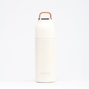 Stainless Steel Thermos Flask 350 ml | Beige | Leakproof Insulated Flask